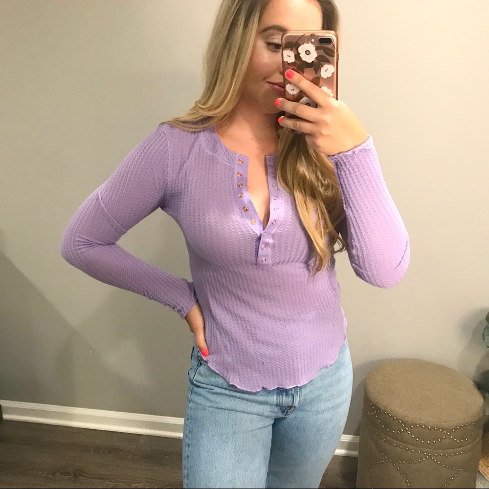 Rose Gold LS - Lavender